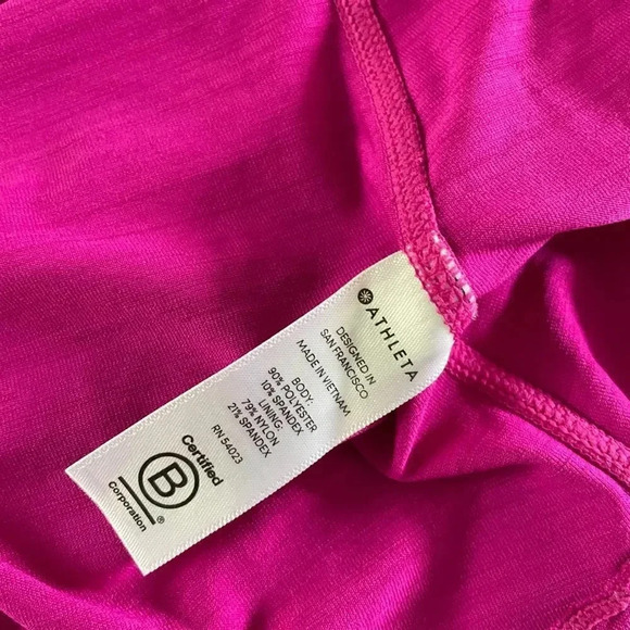 Athleta Bright Pink Active Top - Picture 9 of 14